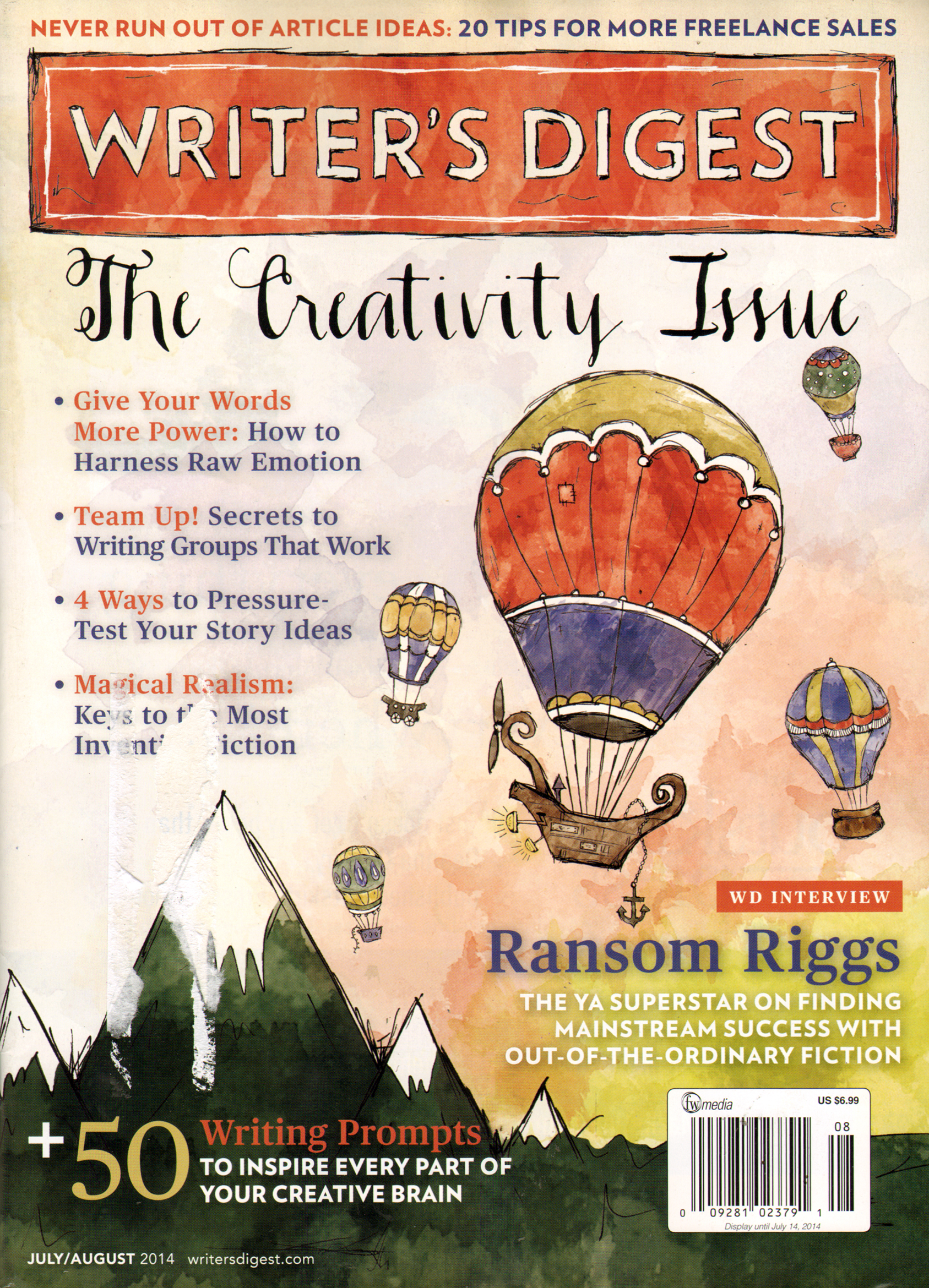 Writers-Digest July 01, 2014 Issue Cover