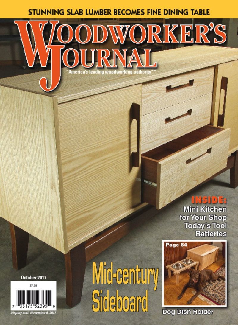 Woodworkers-Journal October 01, 2017 Issue Cover