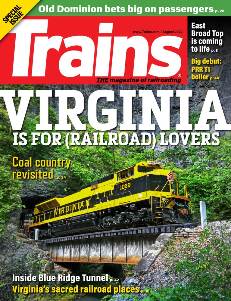 Trains August 01, 2022 Issue Cover