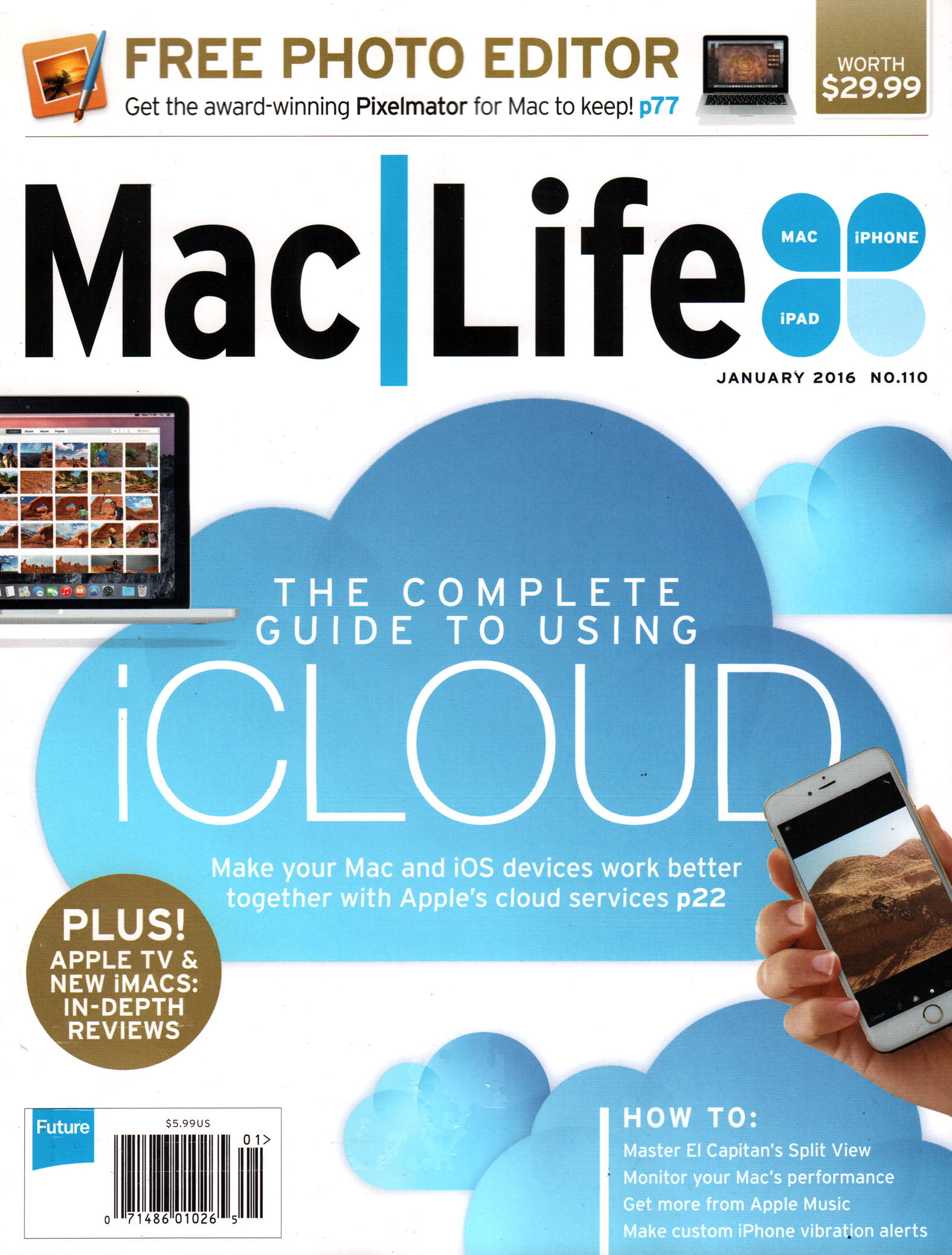 Mac-|-Life January 01, 2016 Issue Cover