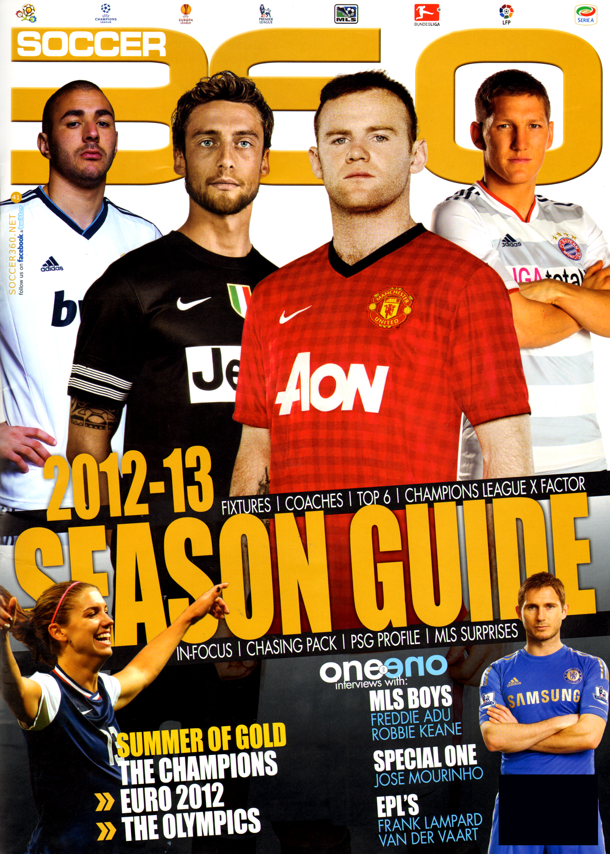 Soccer-360 October 01, 2012 Issue Cover