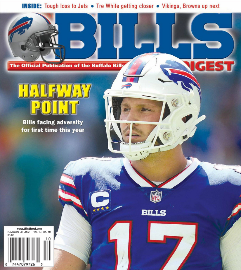 Bills-Digest November 20, 2022 Issue Cover