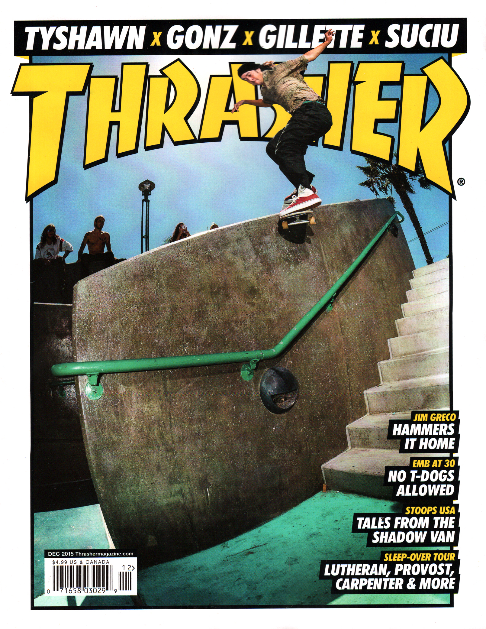 Thrasher December 01, 2015 Issue Cover