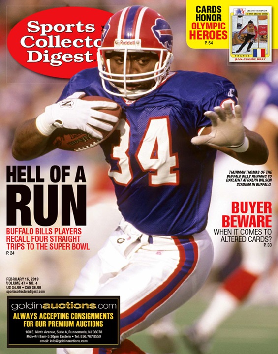 Sports-Collectors-Digest February 16, 2018 Issue Cover