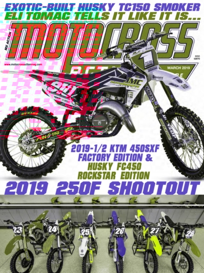 Motocross Action March 01, 2019 Issue Cover