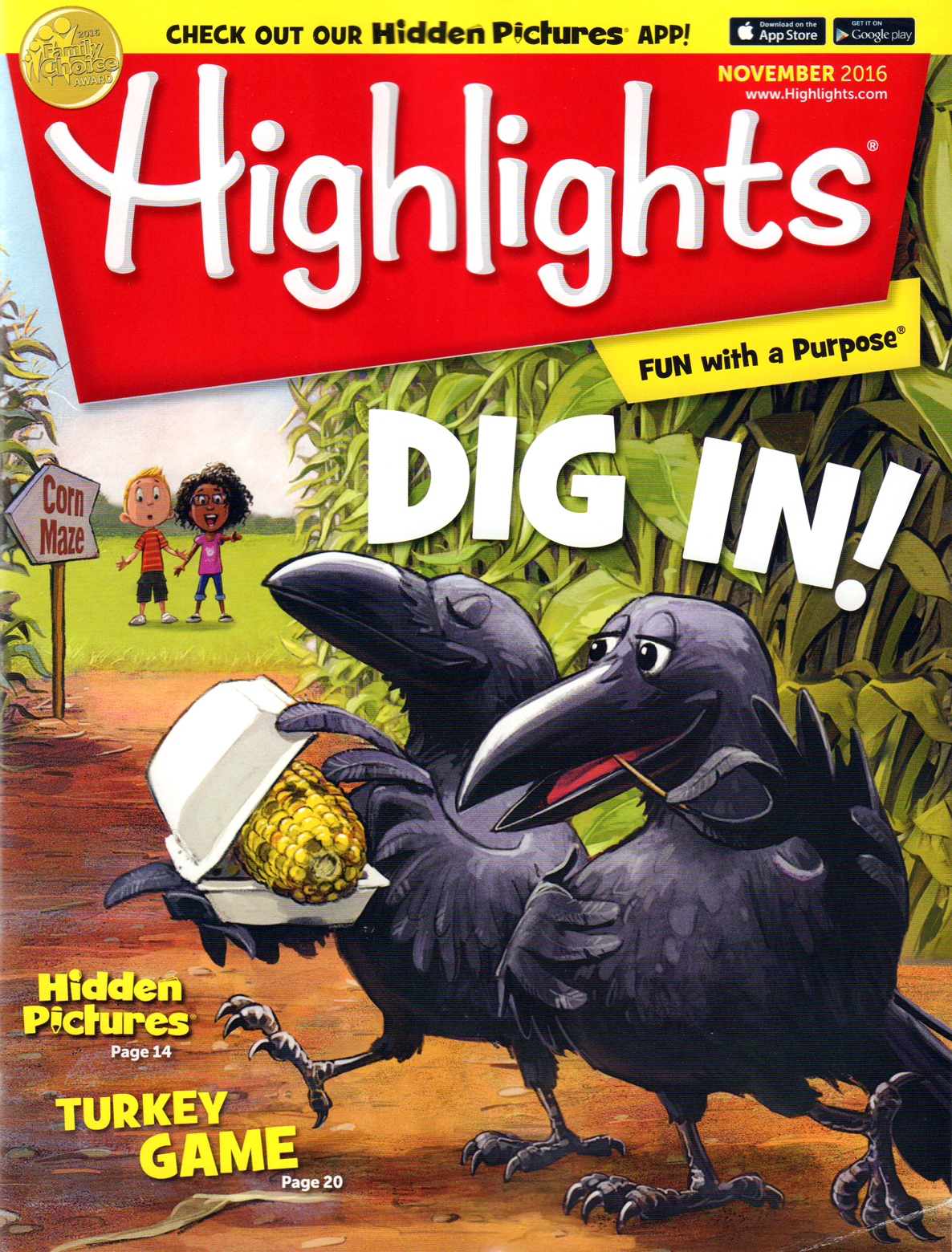 Highlights November 01, 2016 Issue Cover