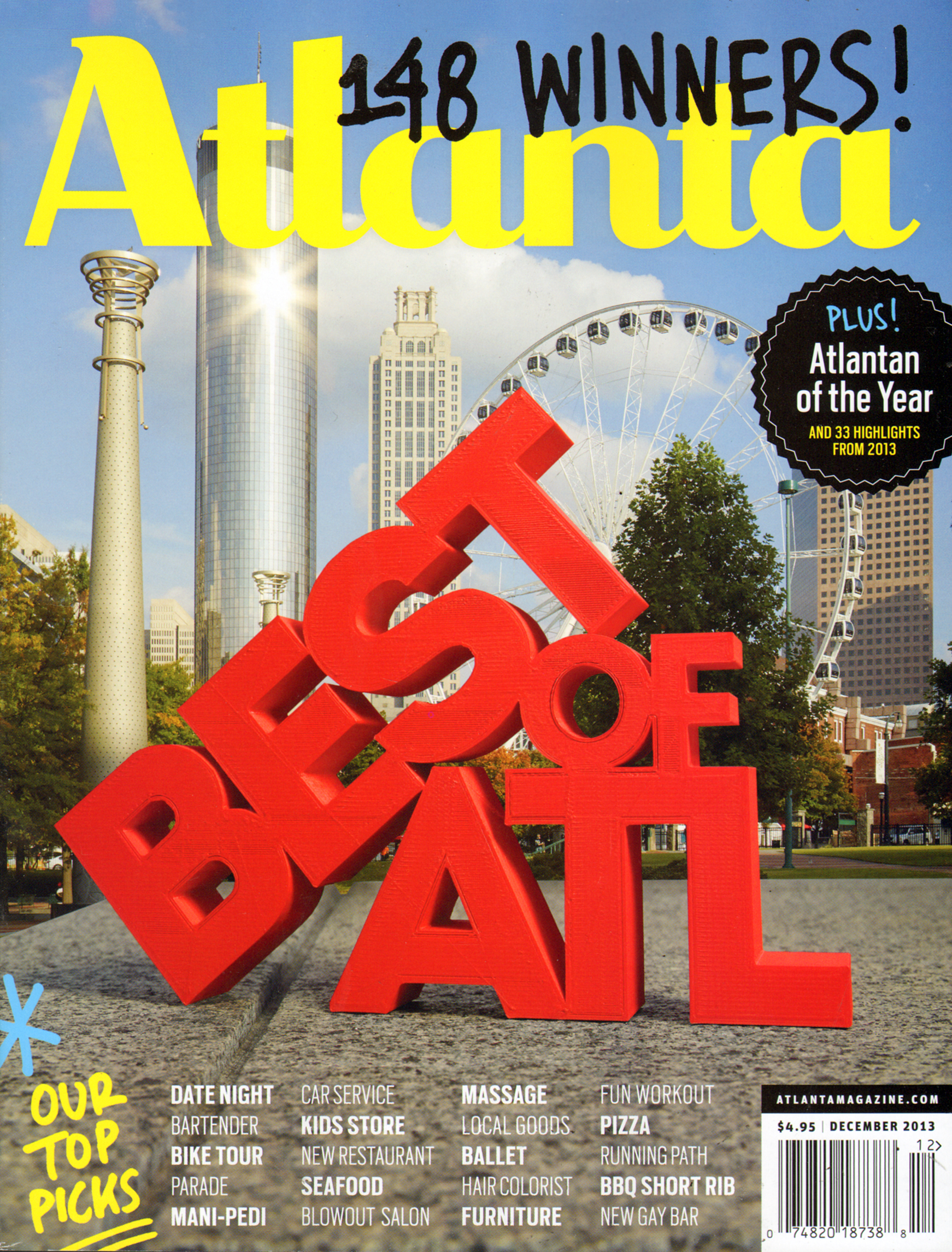 Atlanta-Magazine December 01, 2013 Issue Cover