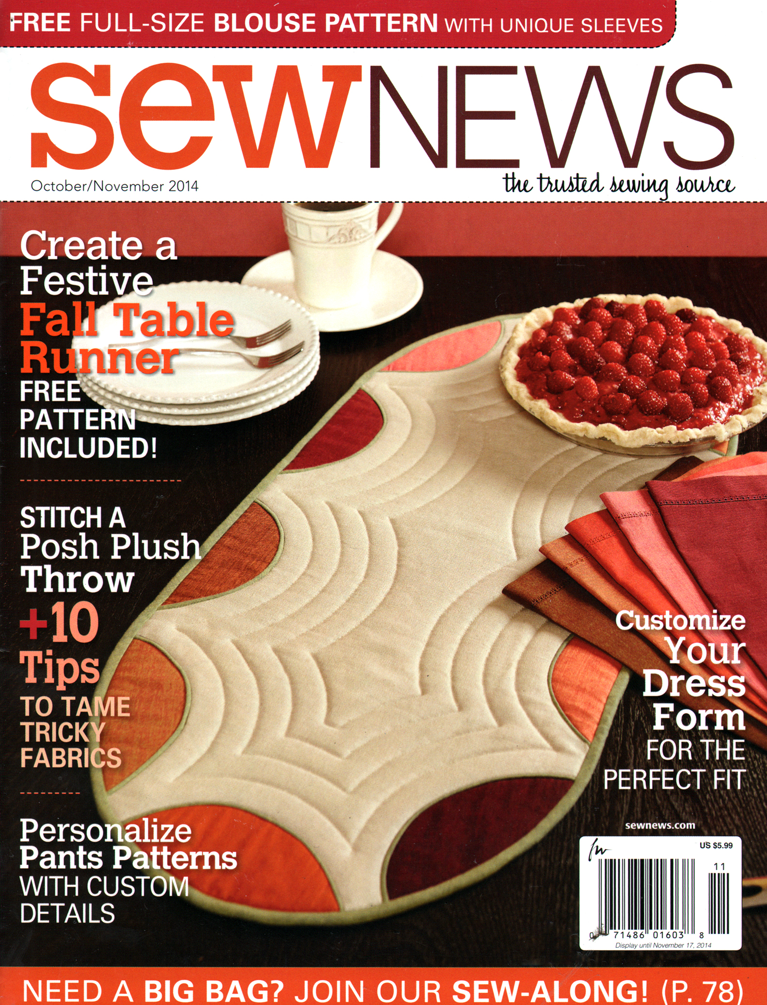 Sew-News October 01, 2014 Issue Cover