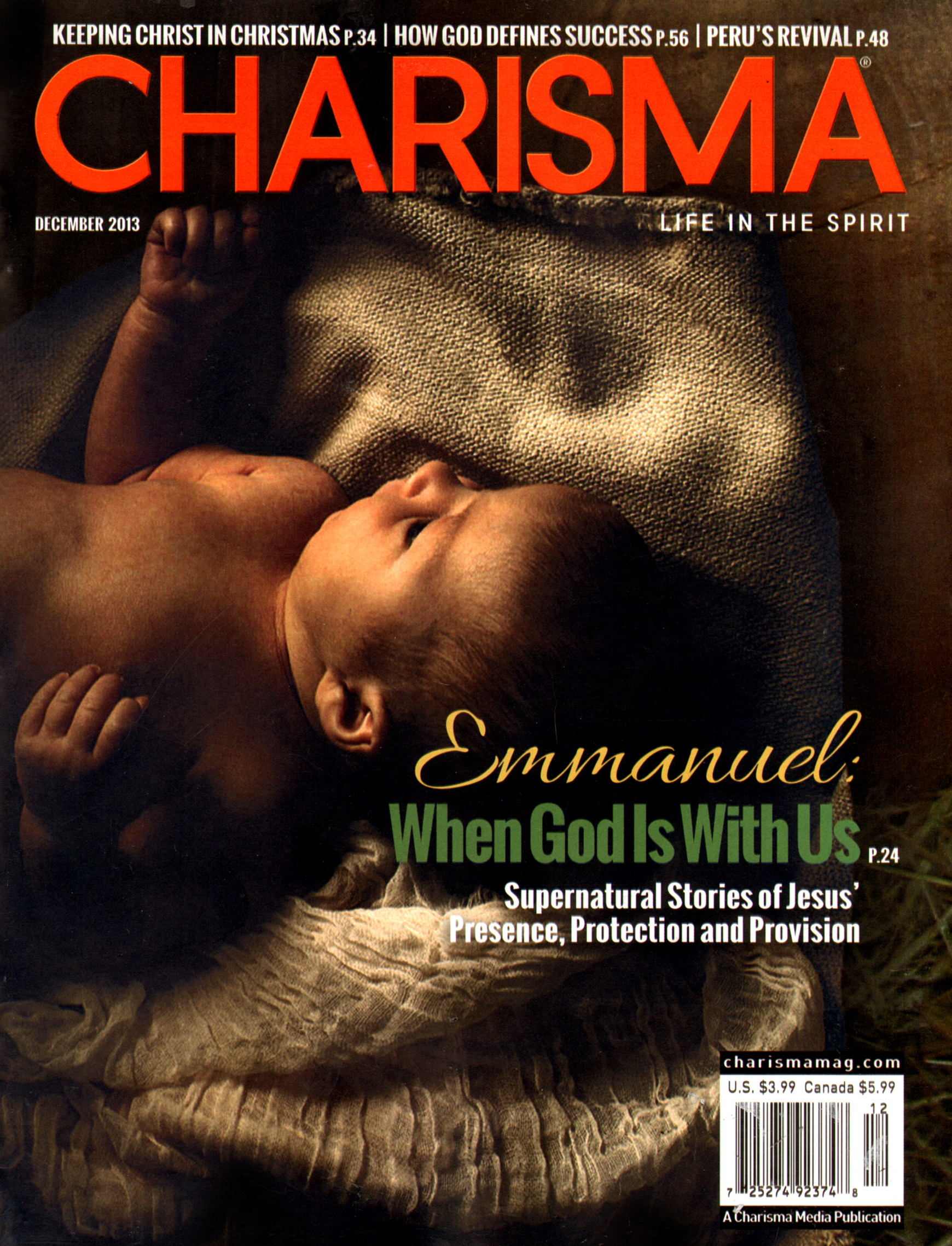 Charisma December 01, 2013 Issue Cover