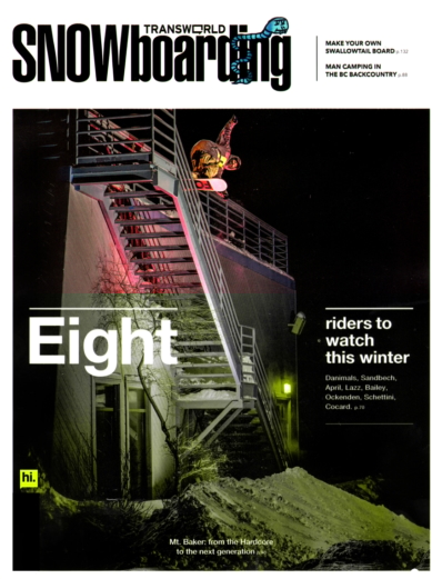 Transworld SNOWboarding January 01, 2013 Issue Cover