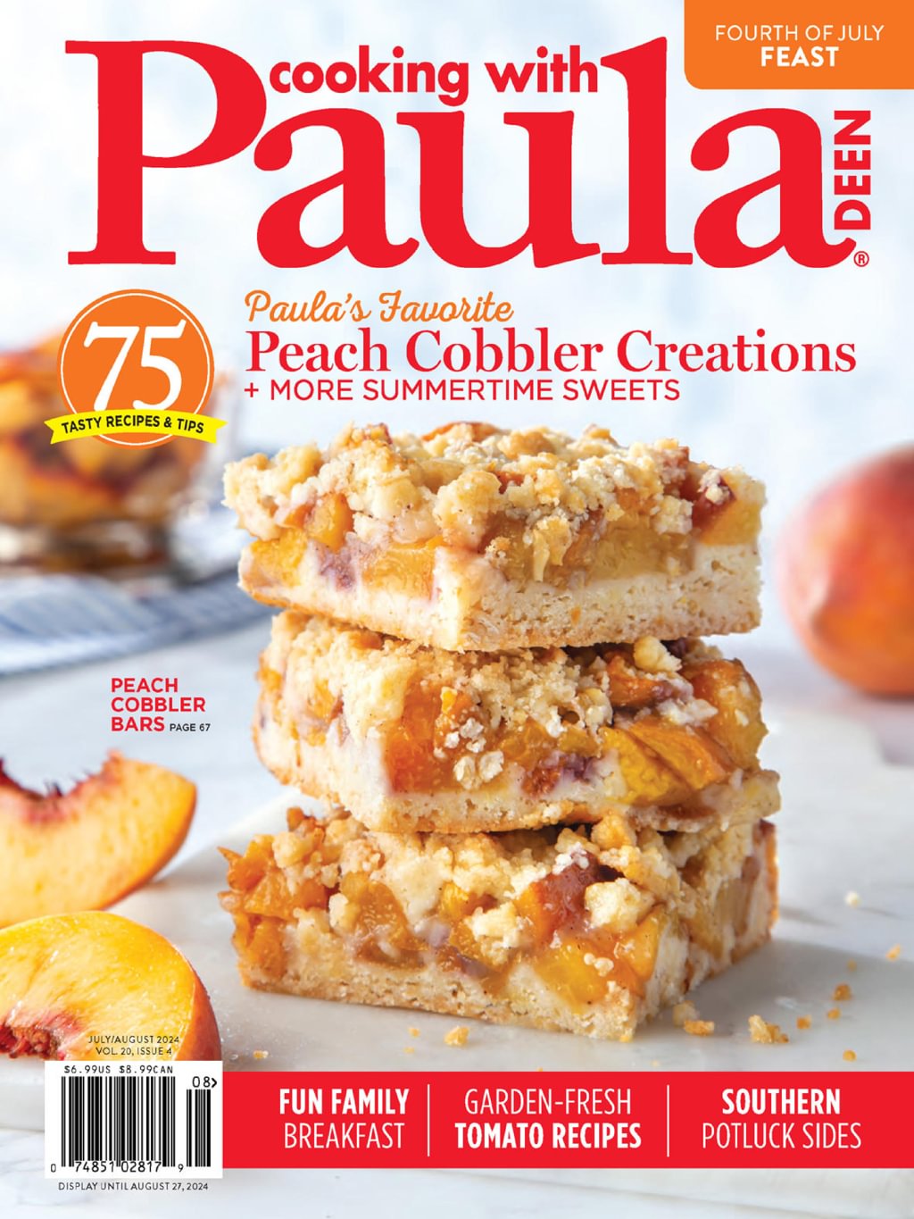 Cooking-With-Paula-Deen July 01, 2024 Issue Cover