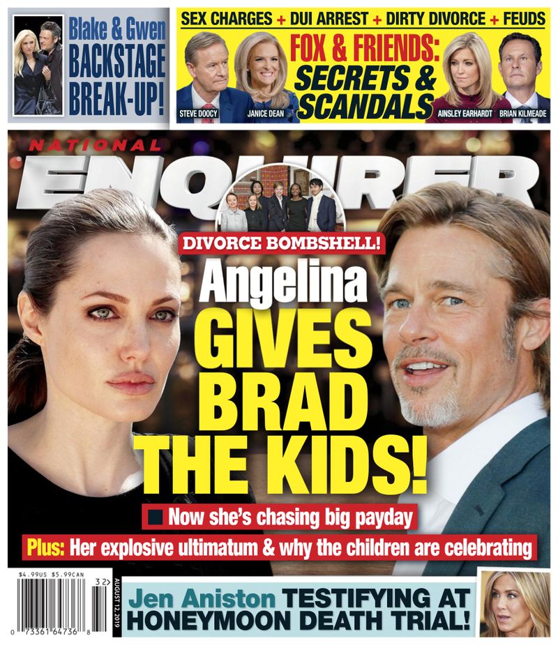 national-enquirer August 12, 2019 Issue Cover