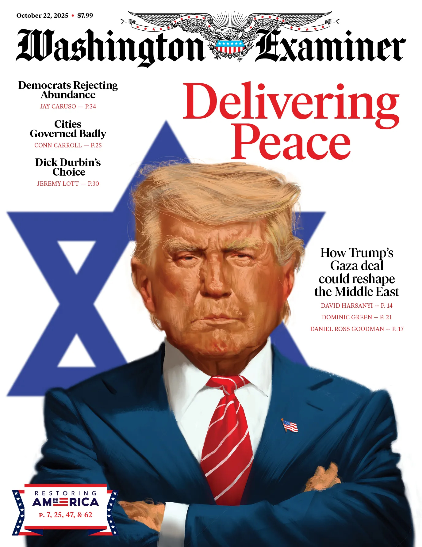 Washington-Examiner October 22, 2025 Issue Cover