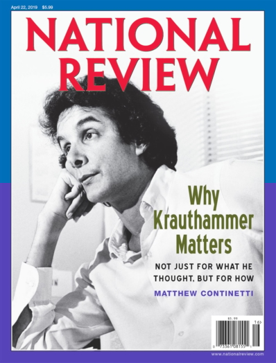 National Review April 22, 2019 Issue Cover