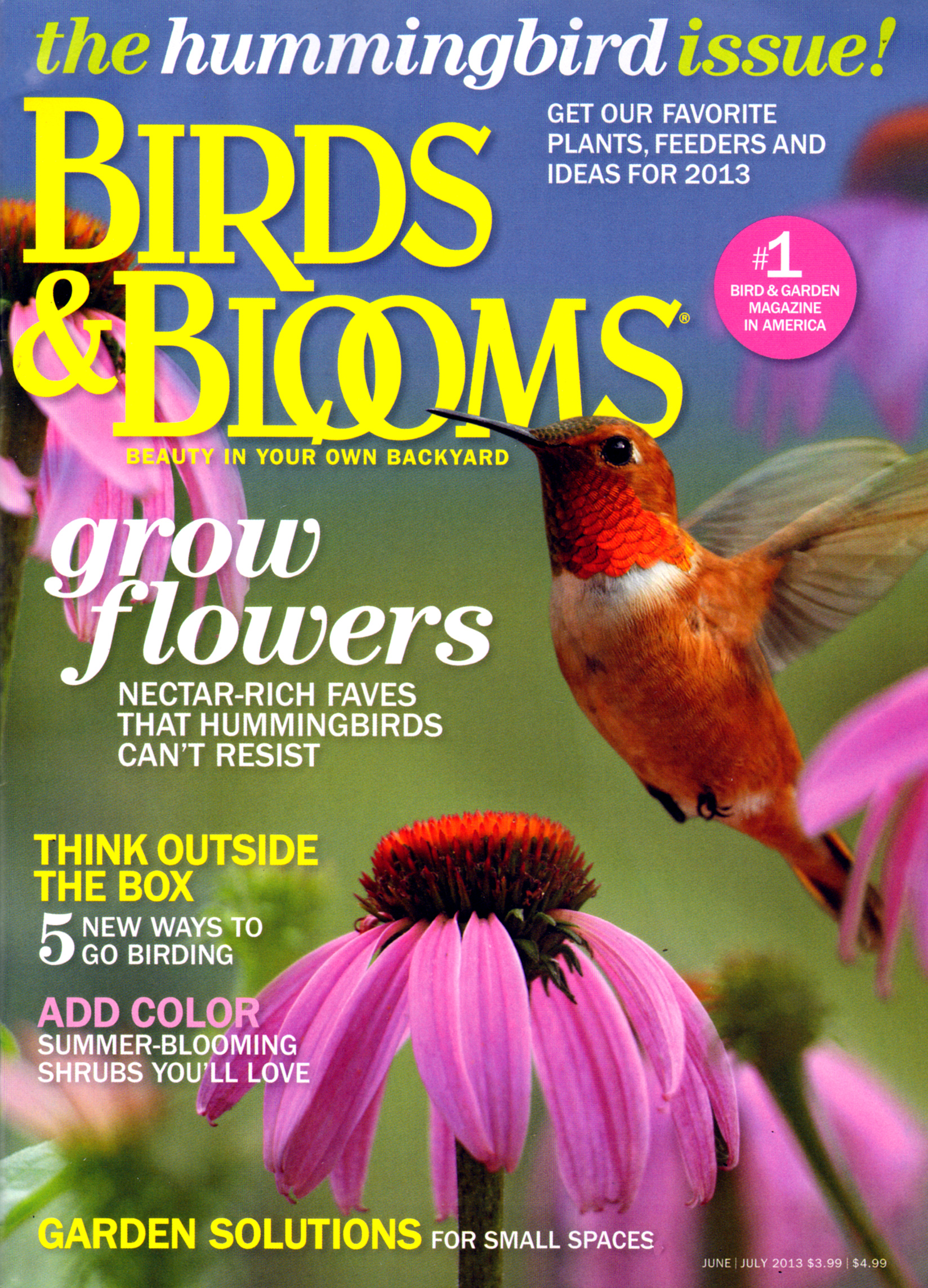 Birds-and-Blooms June 01, 2013 Issue Cover