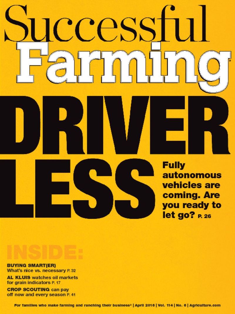 Successful-Farming April 01, 2016 Issue Cover