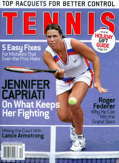 Tennis-Magazine October 26, 2004 Issue Cover