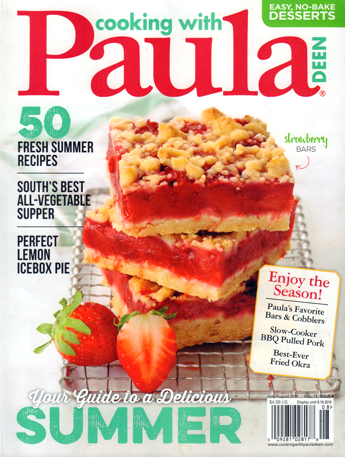 Cooking-With-Paula-Deen July 01, 2016 Issue Cover