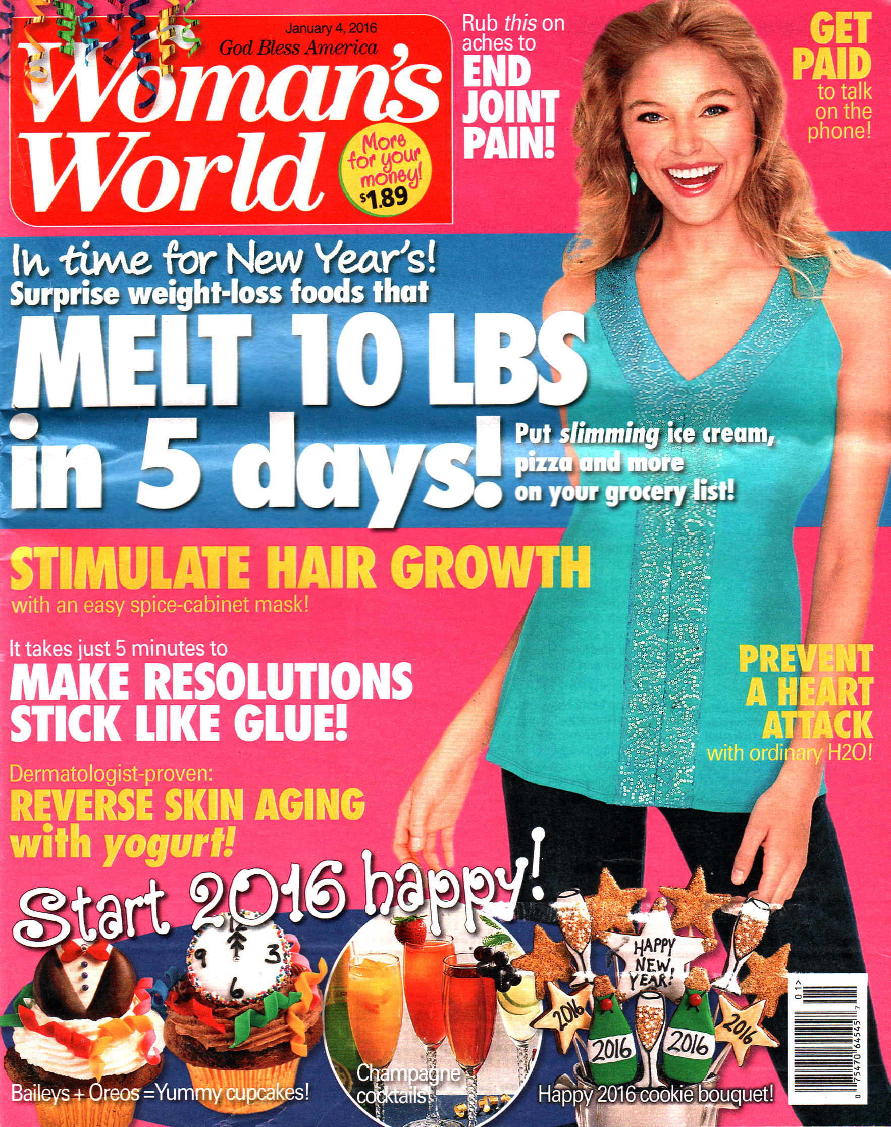 Womans-World January 04, 2016 Issue Cover