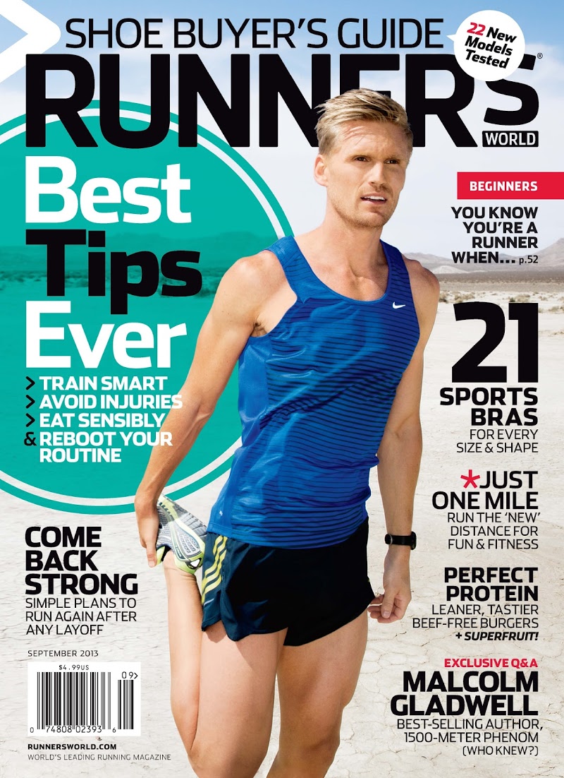 Runners-World September 01, 2013 Issue Cover