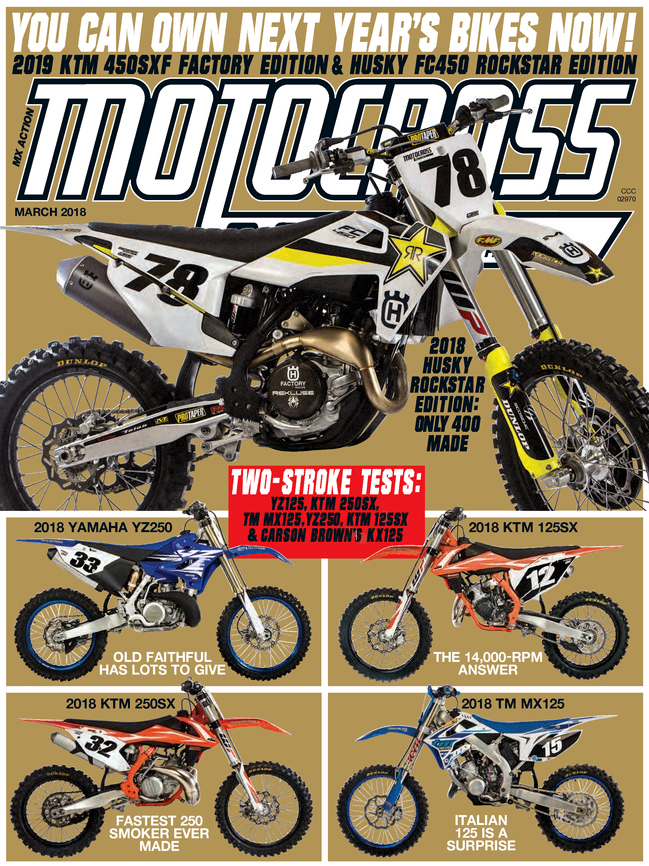 Motocross-Action March 01, 2018 Issue Cover