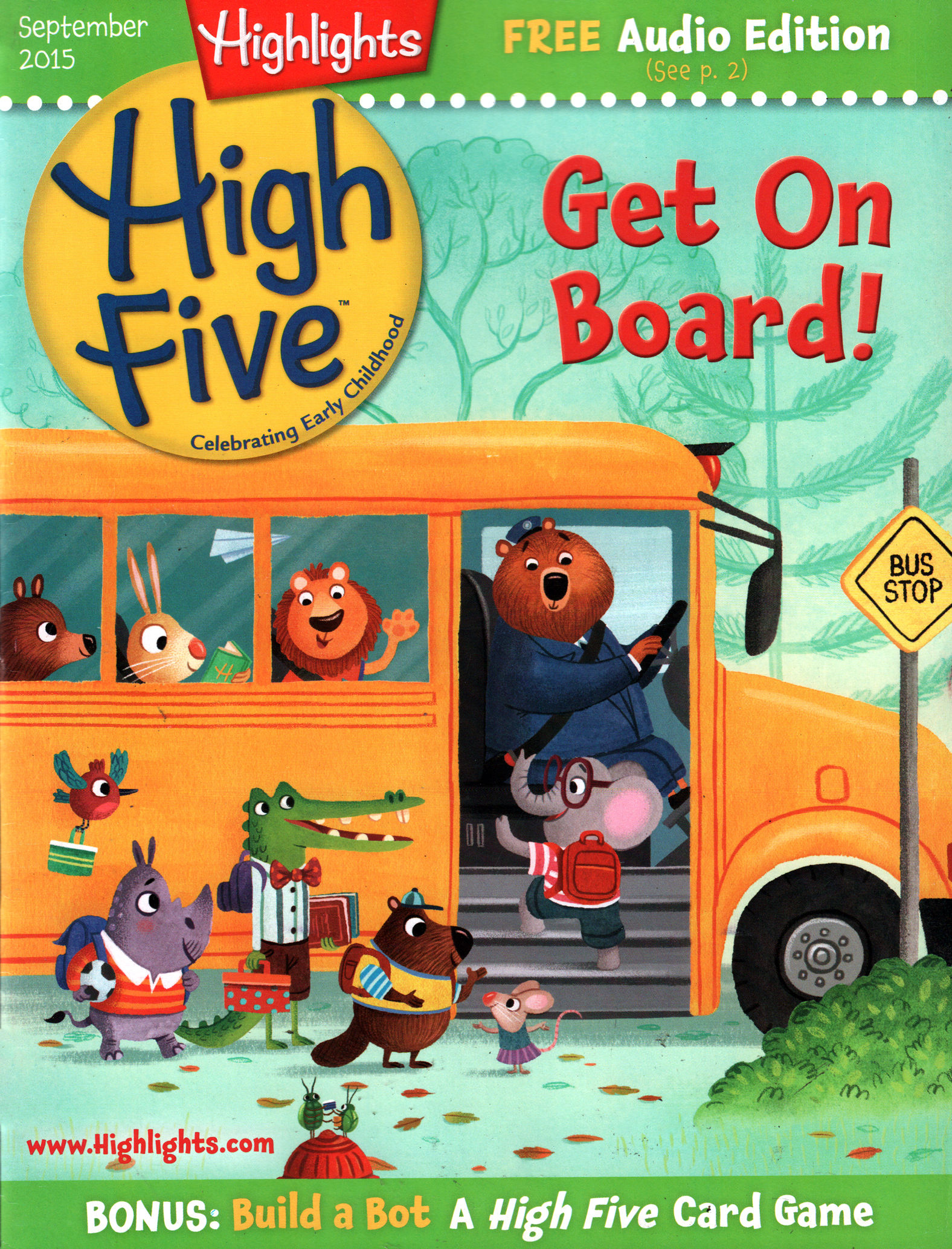 Highlights-High-Five September 01, 2015 Issue Cover