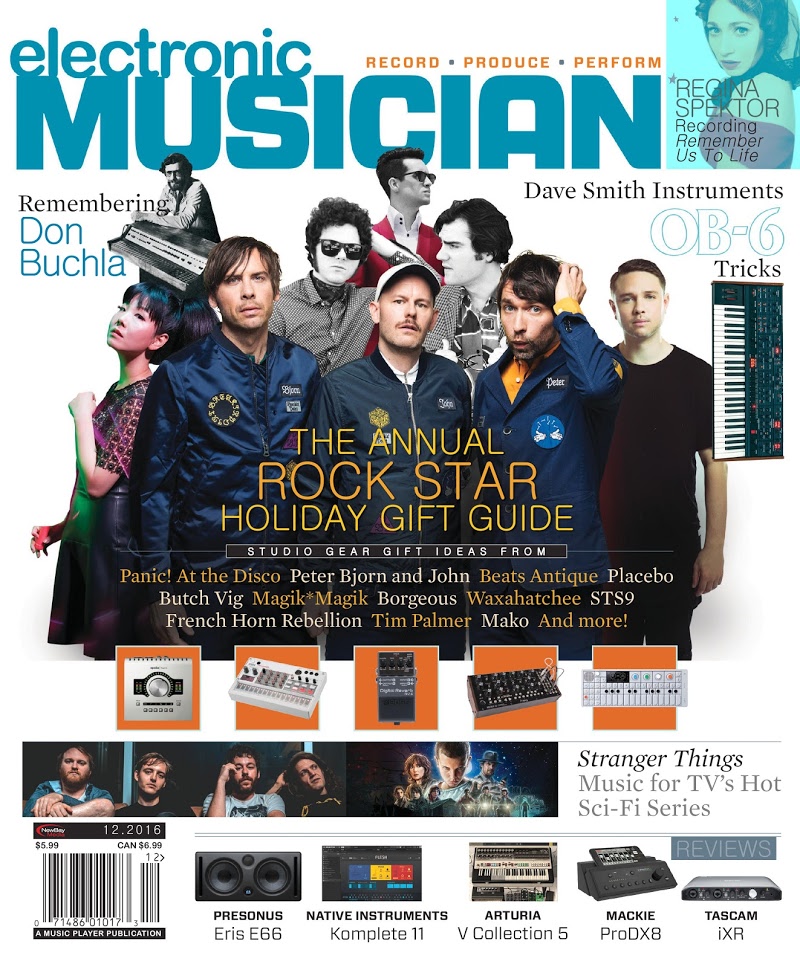 Electronic-Musician December 01, 2016 Issue Cover