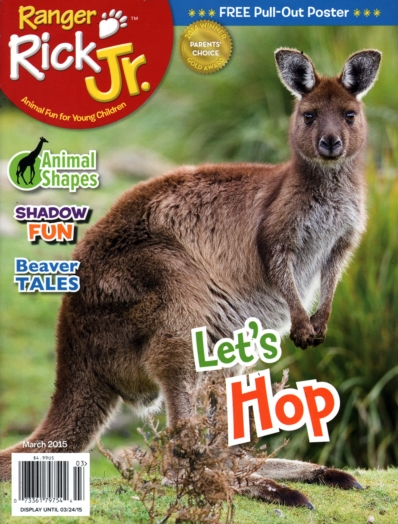 Ranger Rick Jr. March 01, 2015 Issue Cover