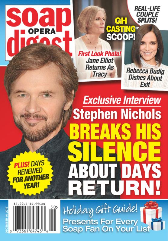 Soap-Opera-Digest December 16, 2019 Issue Cover