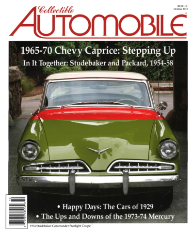 Collectible Automobile October 01, 2015 Issue Cover