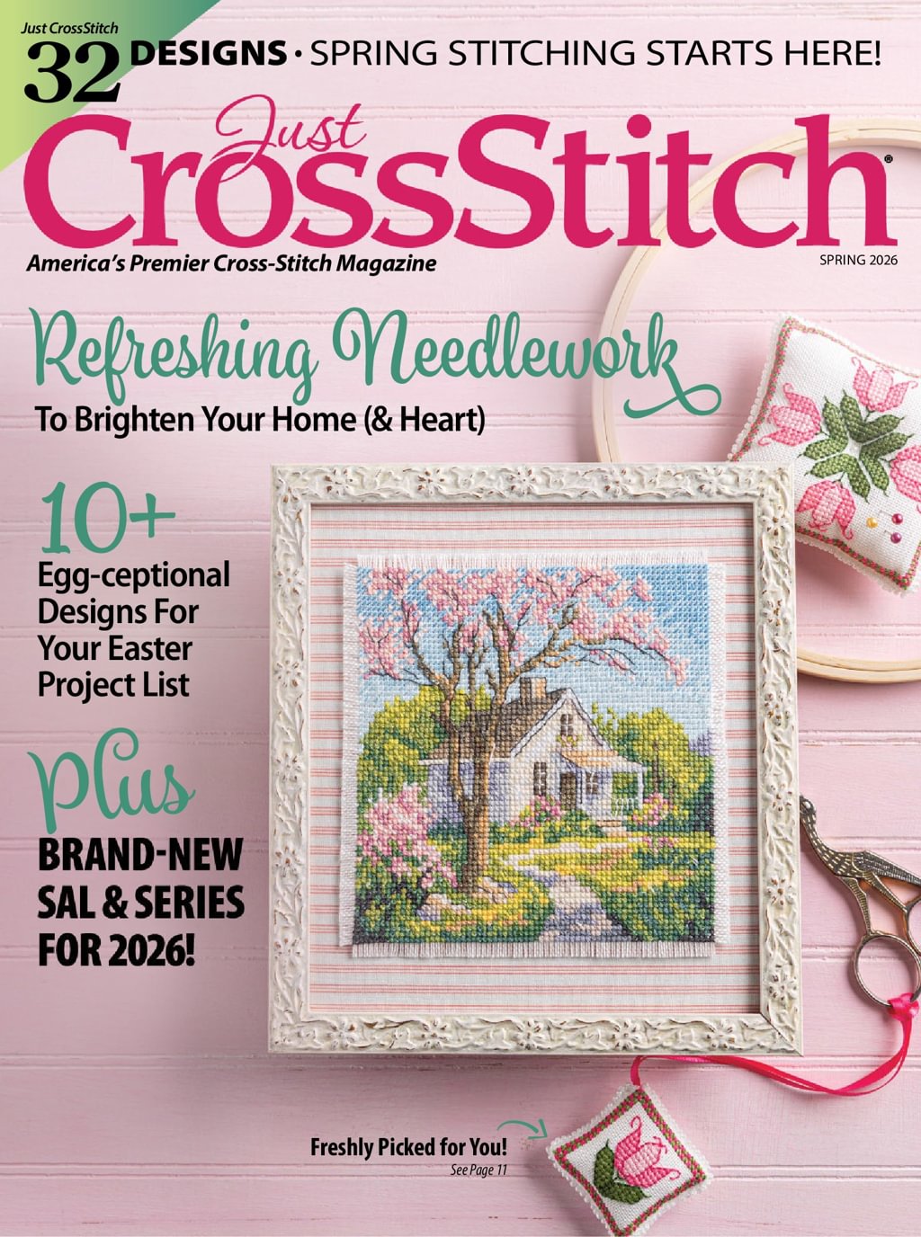 Just-CrossStitch March 01, 2026 Issue Cover