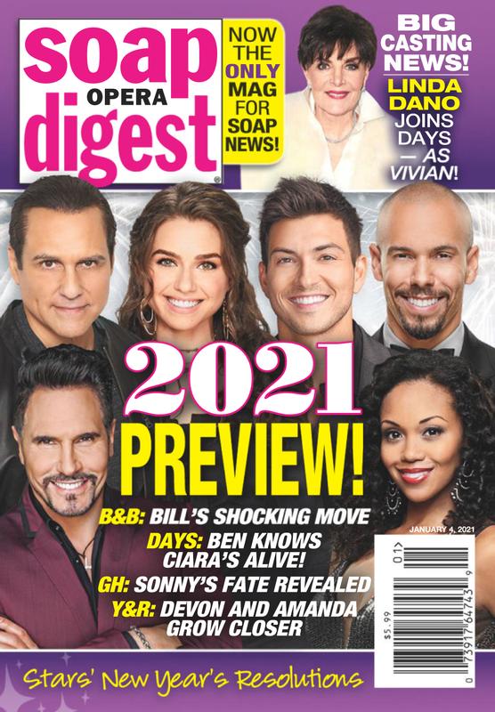 Soap-Opera-Digest January 04, 2021 Issue Cover