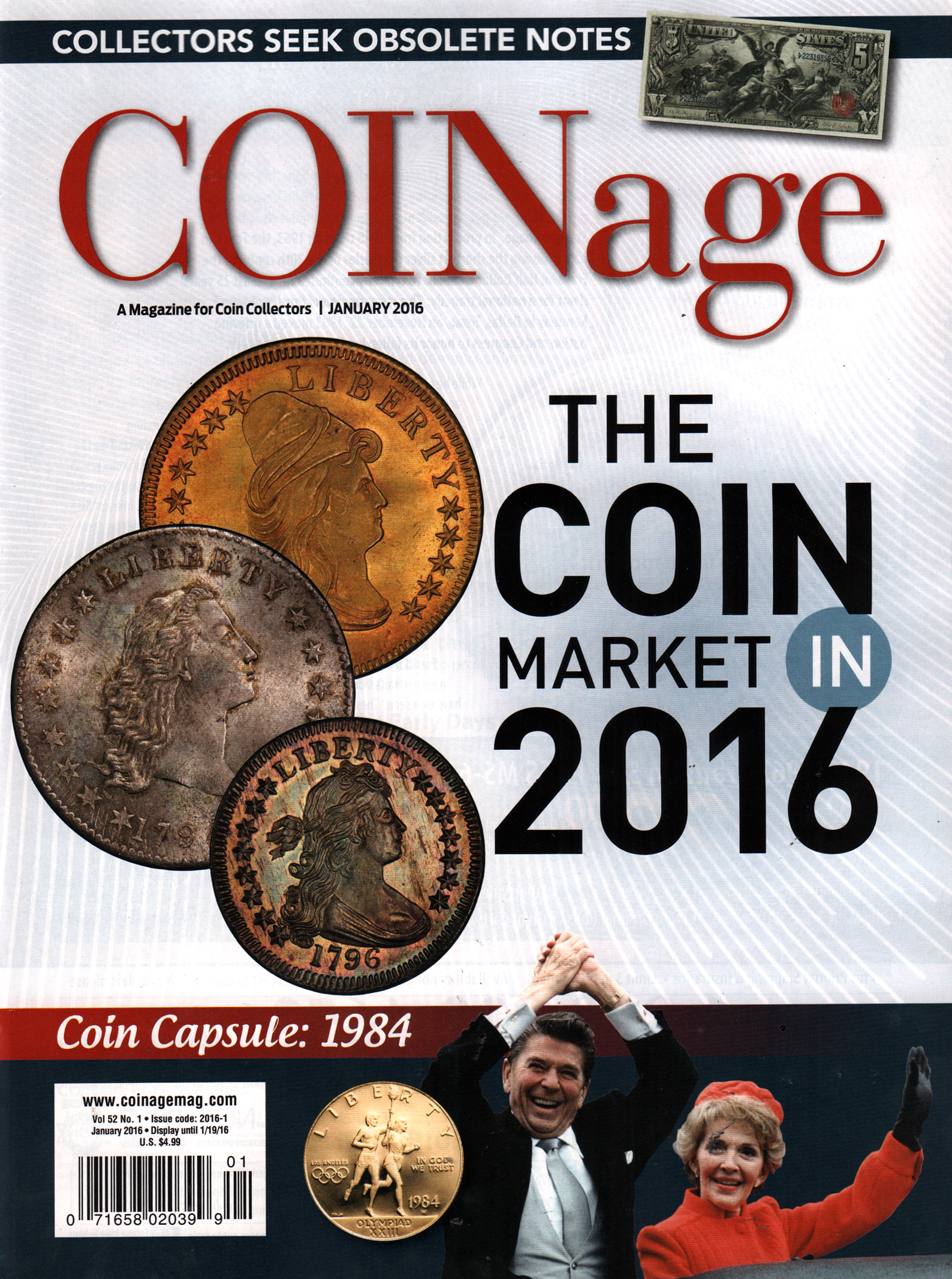 Coinage January 01, 2016 Issue Cover
