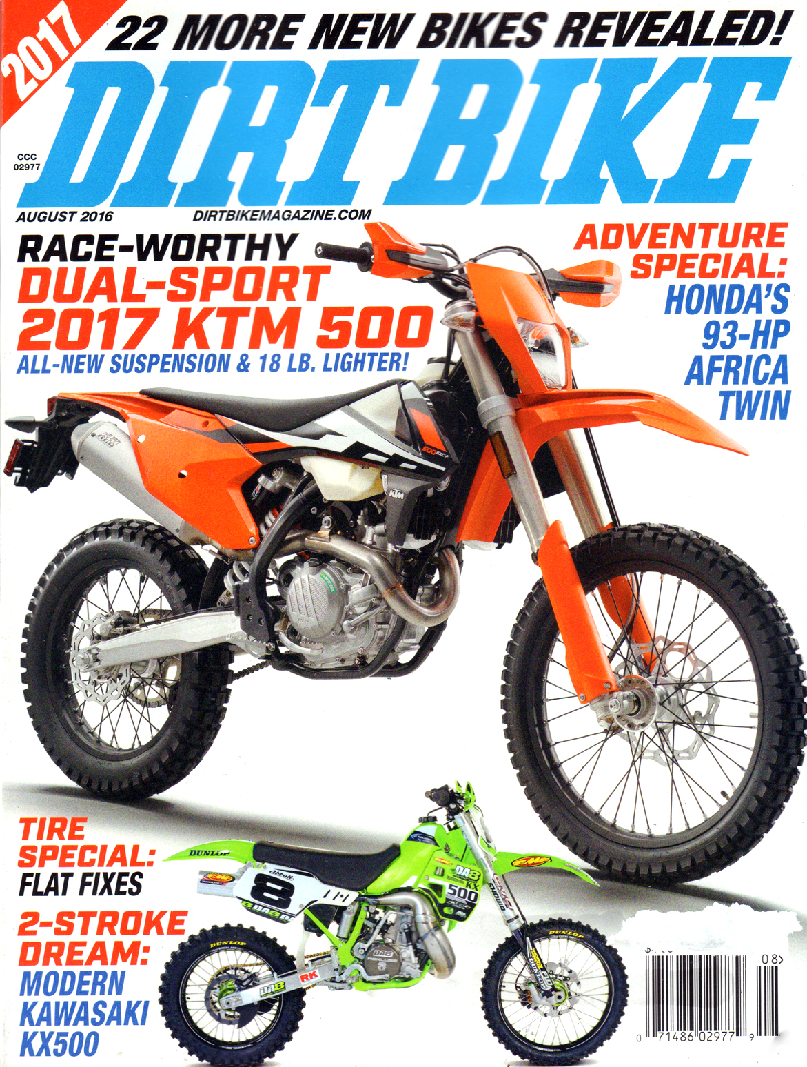 Dirt-Bike August 01, 2016 Issue Cover