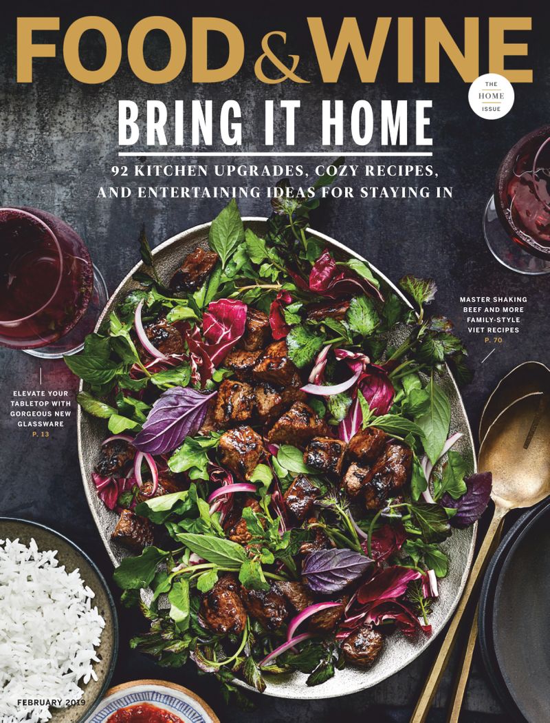 food-and-wine February 01, 2019 Issue Cover