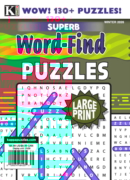 Superb Word Find Large Print January 01, 2026 Issue Cover