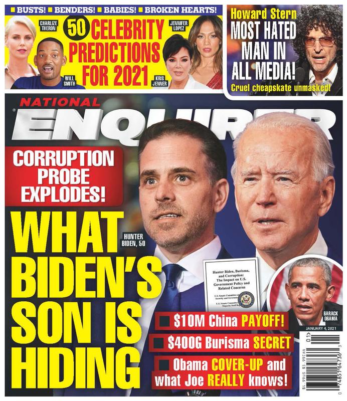 national-enquirer January 04, 2021 Issue Cover