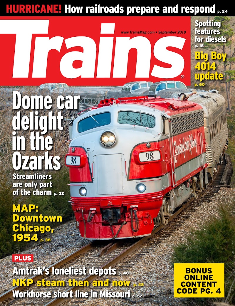 Trains September 01, 2018 Issue Cover