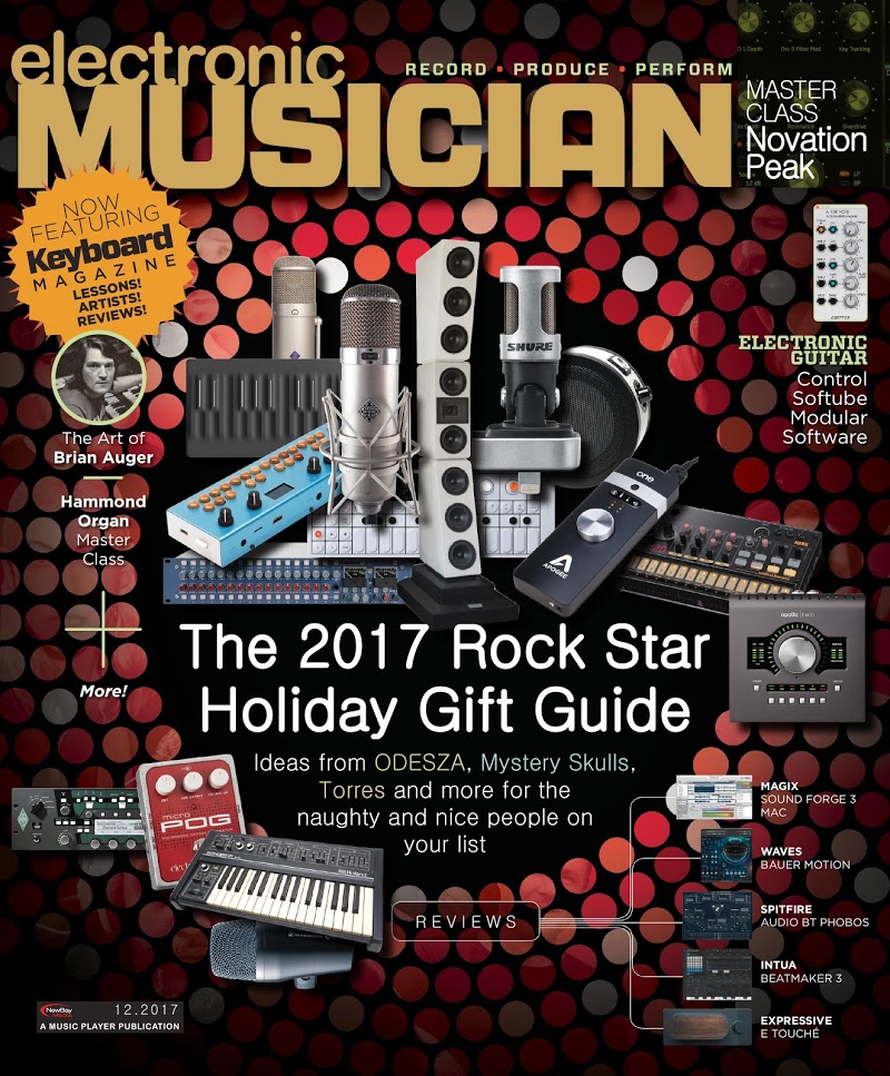 Electronic-Musician December 01, 2017 Issue Cover