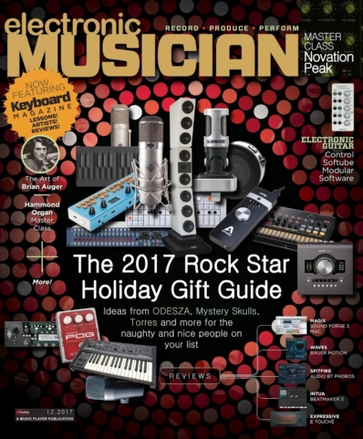 Electronic Musician December 01, 2017 Issue Cover