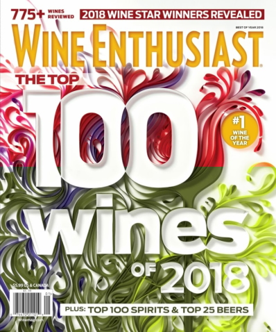 Wine Enthusiast December 01, 2018 Issue Cover