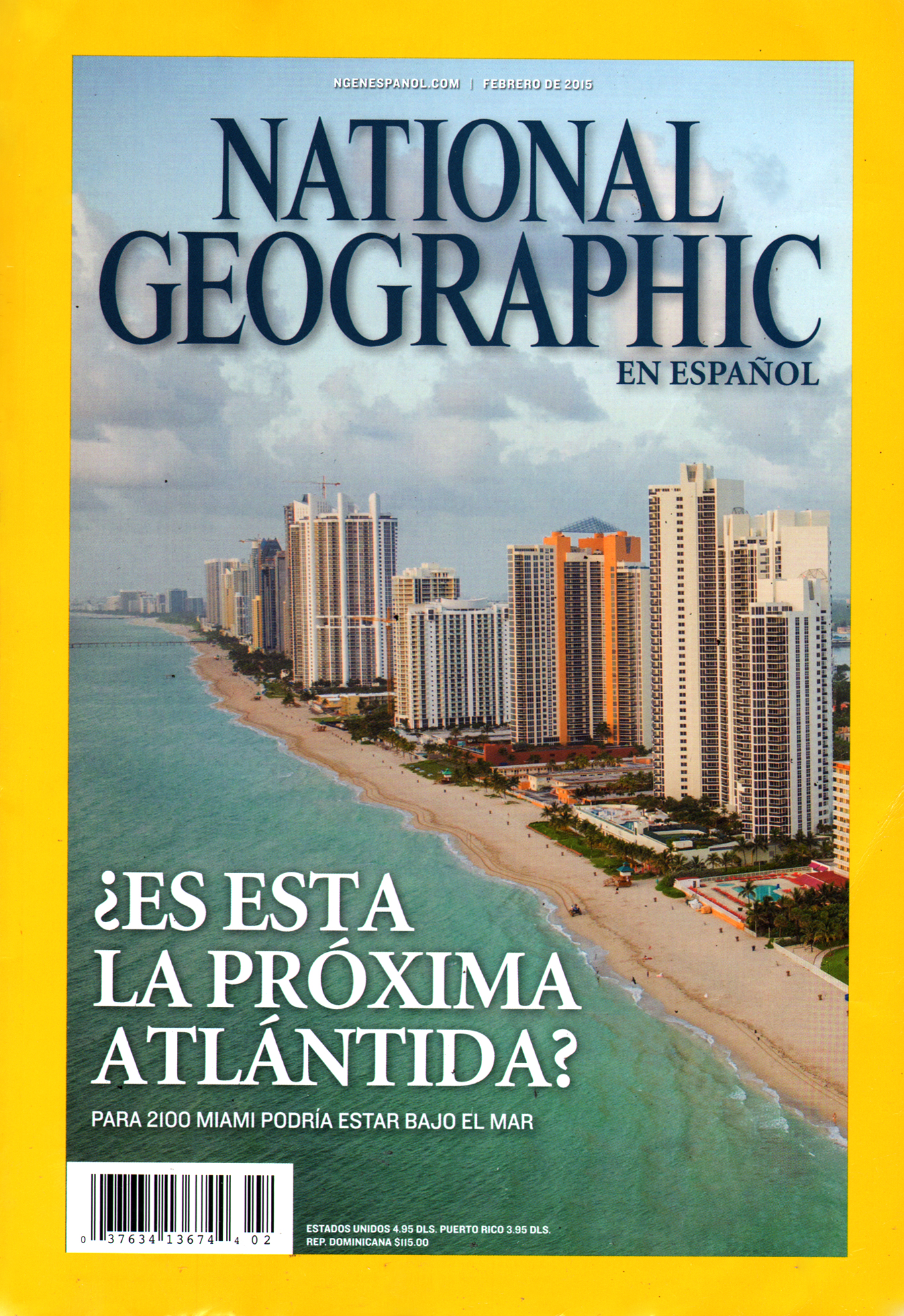 National-Geographic-En-Español March 01, 2015 Issue Cover