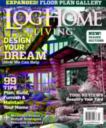 Log-and-Timber-Home-Living March 01, 2014 Issue Cover