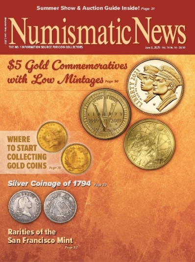 Numismatic News June 03, 2025 Issue Cover