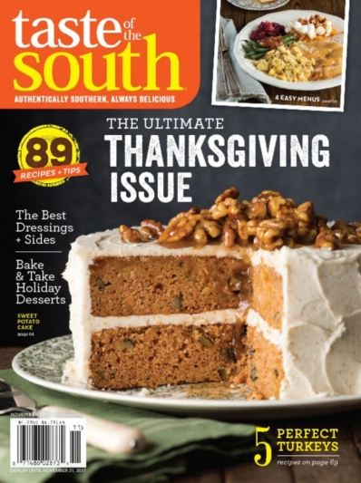 Taste of the South November 01, 2017 Issue Cover