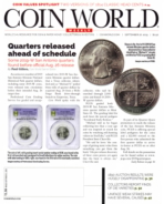 Coin-World-Weekly September 16, 2019 Issue Cover