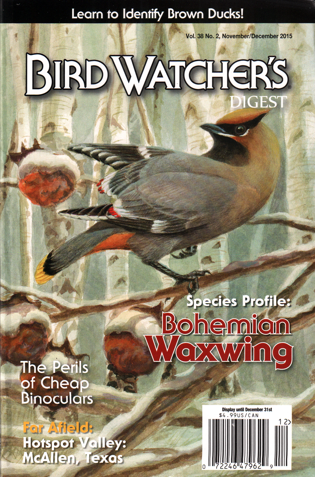 Bird-Watchers-Digest November 01, 2015 Issue Cover