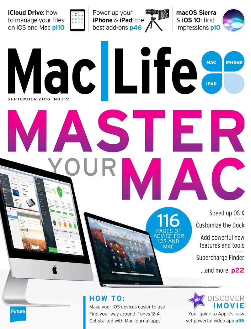 Mac-|-Life September 01, 2016 Issue Cover