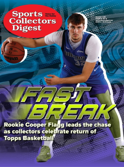Sports Collectors Digest November 01, 2025 Issue Cover