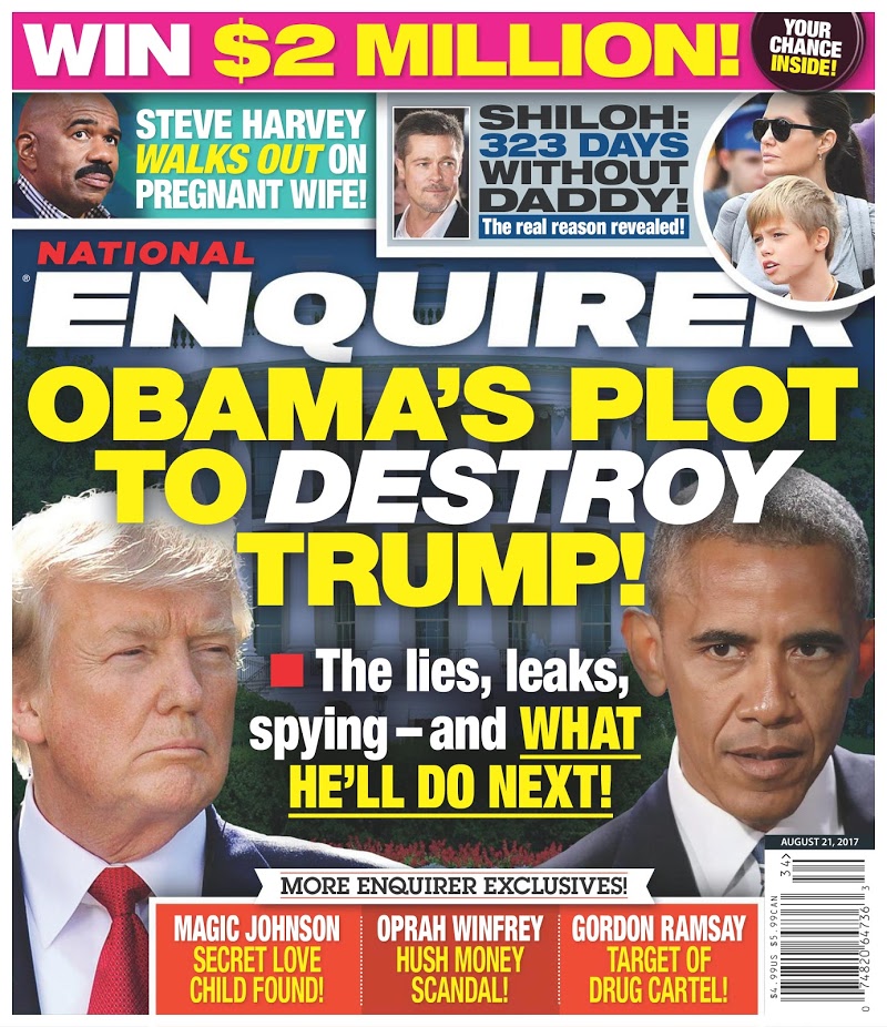 national-enquirer August 21, 2017 Issue Cover